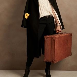 Banana Republic Ryan Slim Straight-Fit Washable Italian Wool Blend Pant size 6